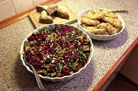 Italiensk paneret kyllingefilet