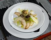 Auberginer med parmaskinke og ost