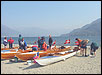 Klarg�ring p� stranden
